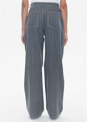 Nanny jeans Grey Pinstripe Denim Baum Und Pferdgarten 
